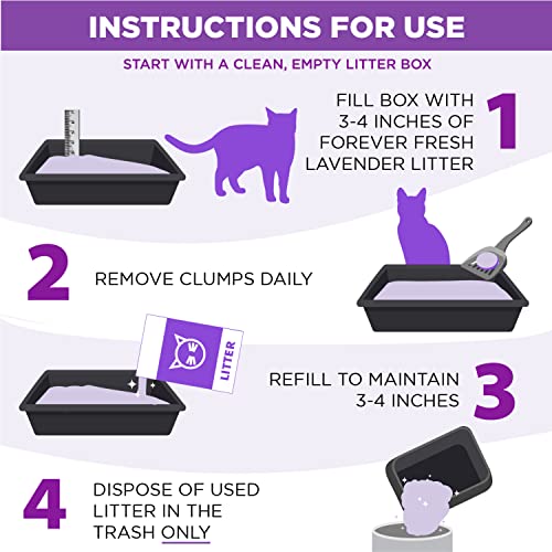 Arm & Hammer Lavender Clumping Litter 18lb, MultiCat