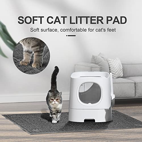 Large Waterproof Cat Litter Mat, Soft on Paws
