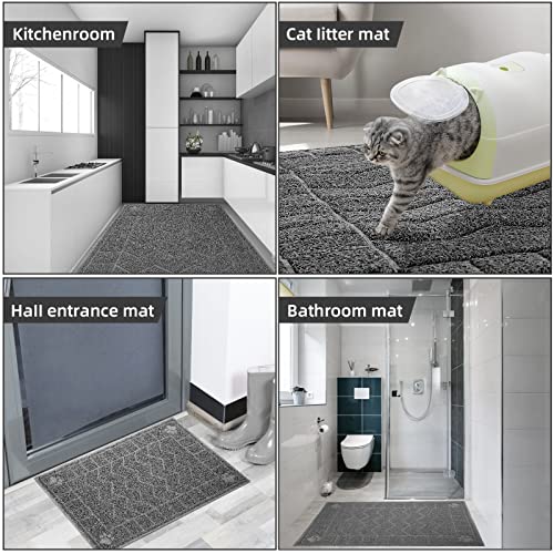 Large Waterproof Cat Litter Mat, Soft on Paws