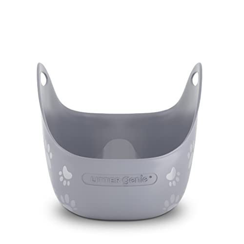 Litter Genie Cat Litter Box with High-Walls and Handles