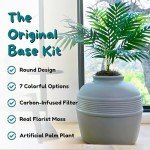 Original Hidden Litter Box with Artificial Plants
