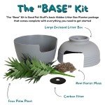 Original Hidden Litter Box with Artificial Plants