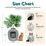 Original Hidden Litter Box with Artificial Plants