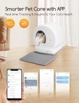 MeoWant Self-Cleaning Cat Litter Box with Odor Control