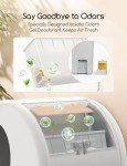 MeoWant Self-Cleaning Cat Litter Box with Odor Control