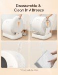 MeoWant Self-Cleaning Cat Litter Box with Odor Control