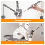 All-in-One Cat Tree Furniture with Litter Box Enclosure