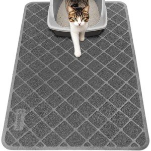 Conlun Durable PVC Cat Litter Trapping Mat, 24" x 17