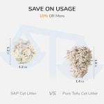 FUKUMARU Tofu Cat Litter Super Absorbent Lightweight Odor Control