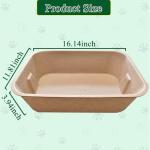 Eco-Friendly 5 Pack Recycled Paper Cat Litter Trays