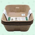Eco-Friendly 5 Pack Recycled Paper Cat Litter Trays