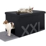 MEEXPAWS Hidden Cat Litter Box Furniture Bench