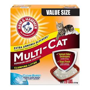 Arm & Hammer MultiCat Clumping Litter, Scented 20lb Box