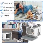 XL Smart Covered Cat Litter Box with Odor Control