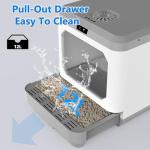 XL Smart Covered Cat Litter Box with Odor Control