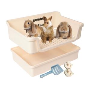 HoppScotch.bun Deluxe Rabbit Litter Box: Large, Safe, Easy