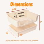 HoppScotch.bun Deluxe Rabbit Litter Box: Large, Safe, Easy