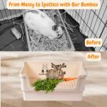 HoppScotch.bun Deluxe Rabbit Litter Box: Large, Safe, Easy