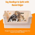 HoppScotch.bun Deluxe Rabbit Litter Box: Large, Safe, Easy