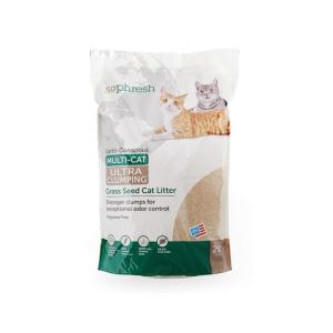 20 lb unscented grass seed cat litter by So Phresh
