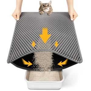 Conlun Cat Litter Mat: Honeycomb Design, Urine/Water Proof