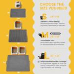 Conlun Cat Litter Mat: Honeycomb Design, Urine/Water Proof