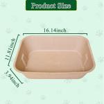 Eco-Friendly 5 Pack Recycled Paper Cat Litter Trays