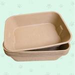 Eco-Friendly 5 Pack Recycled Paper Cat Litter Trays