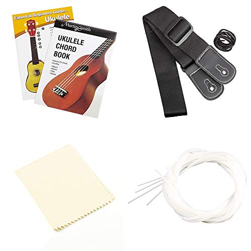 RockJam Soprano Ukulele Kit with Tuner and Accessories