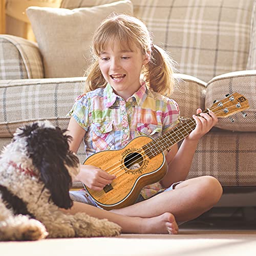 Professional Mahogany Soprano Ukulele Beginner Kit for Kids