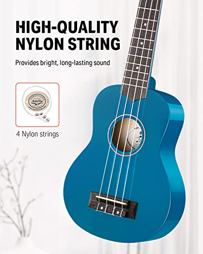Donner Soprano Ukulele Bundle Kit with Free Lessons