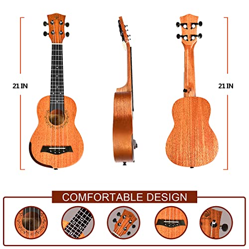Beginner Ukulele Pack with Arm Rest and Accessories
