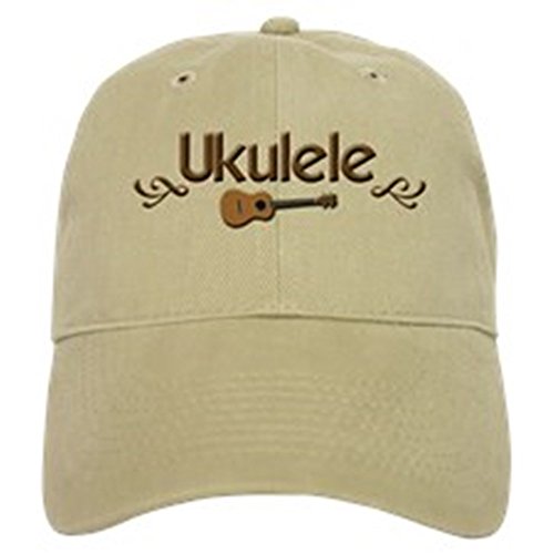 CafePress Ukulele Printed Baseball Cap with Adjustable Closure