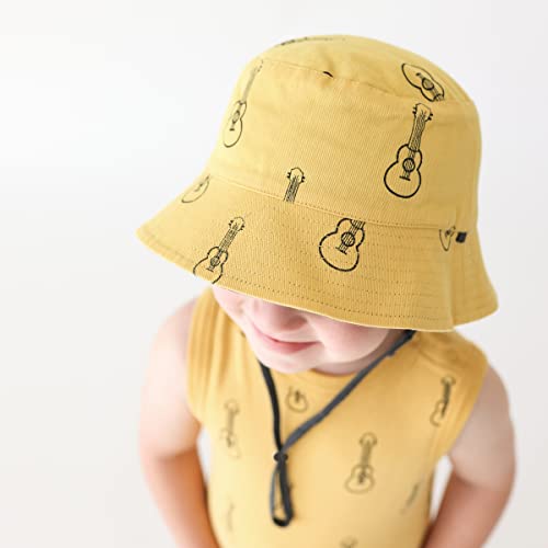 PARADE Organic Cotton Bucket Hats Ukuleles/Charcoal Small