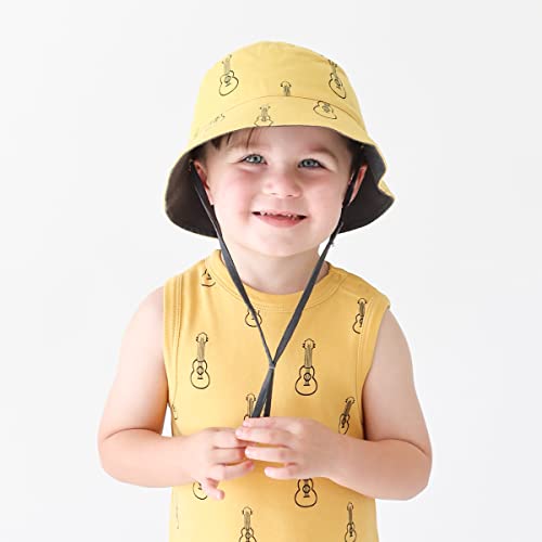 PARADE Organic Cotton Bucket Hats Ukuleles/Charcoal Small