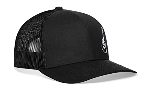 HAKA Acoustic Guitar Embroidered Trucker Hat - Black
