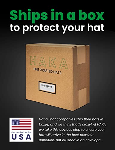 HAKA Acoustic Guitar Embroidered Trucker Hat - Black