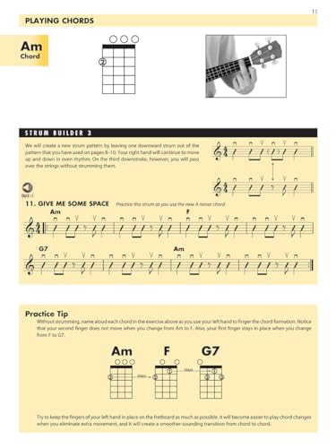 Beginner ukulele method book with audio ensemble option