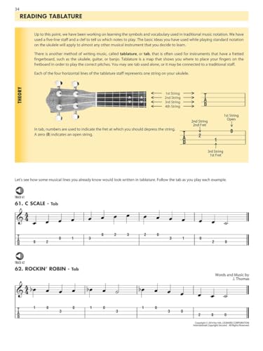 Beginner ukulele method book with audio ensemble option