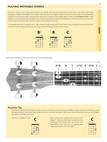 Beginner ukulele method book with audio ensemble option