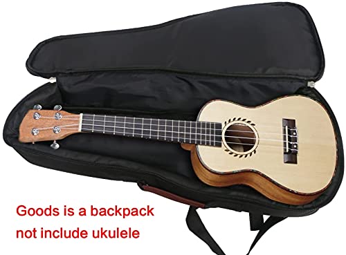 Colorful Ukulele Case Bag with Thick Durable Leather