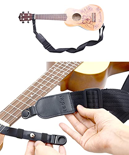 Rayzm Soft Nylon Ukulele Strap with Metal End-Pin