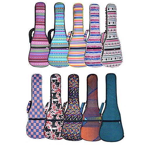 Colorful Bohemia Ukulele Case with 10mm Padding