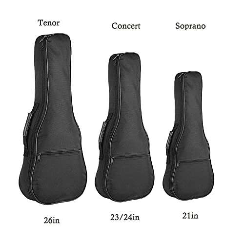 Concert Ukulele Bag 23/24 Inch Soft Backpack Case