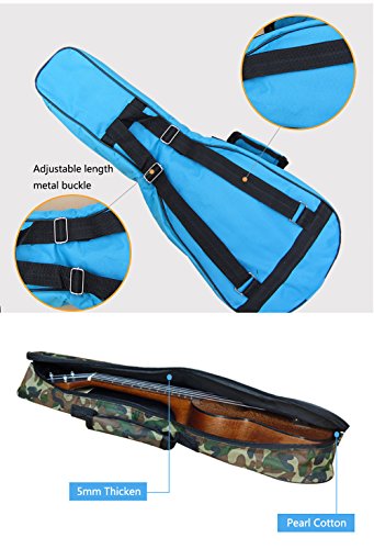 Colorful Waterproof Ukulele Case Bag with Storage