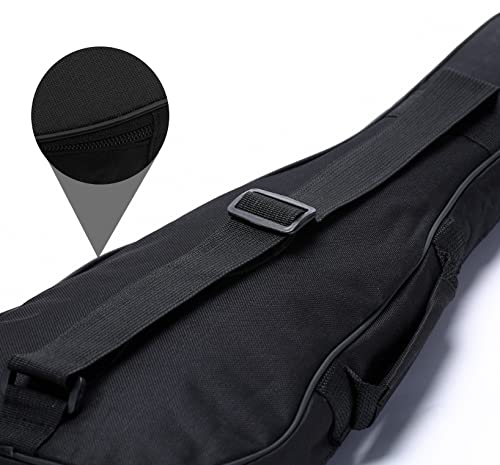 Black Waterproof Ukulele Case for 21" Soprano Tenor
