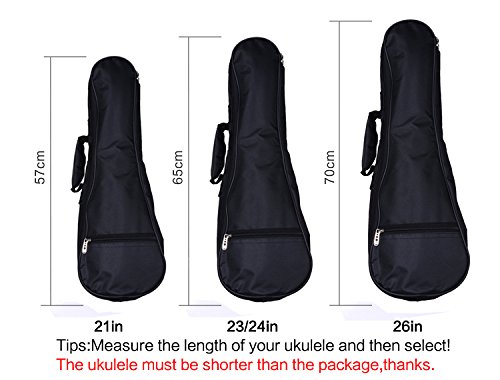 Colorful Waterproof Ukulele Case Bag with Storage
