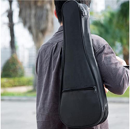 Black Waterproof Ukulele Case for 21" Soprano Tenor