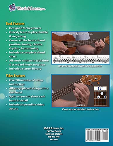 Beginner Ukulele Primer Book: Includes Online Video Access