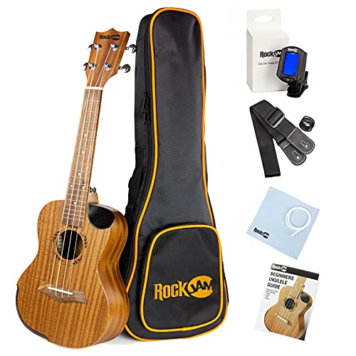 RockJam Premium Concert Ukulele Kit - Natural (RJUK-712C-N)